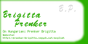 brigitta prenker business card